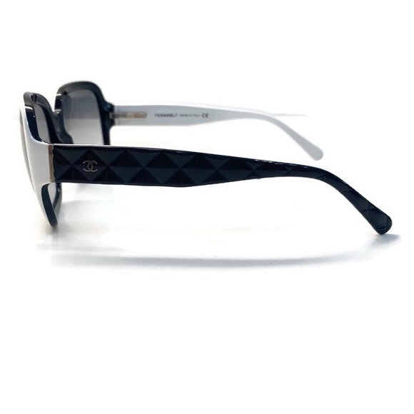 CHANEL Black and White Sunglasses main image 14